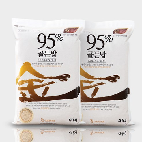 고시히카리 부드러운 프리미엄 현미 골든밥 95% 4kg, 1개 햅쌀