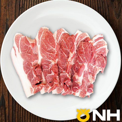 지리산농협-지리산 흑돼지 앞다리살 구이용 1kg 약 4인분 - 돼지고기선물세트 | 쿠팡