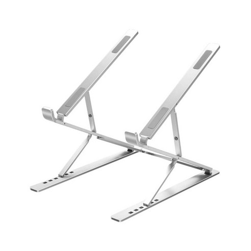 노트북 태블릿 스탠드 노트북 라이저 홀더 인체 공학적, {"색상":"실버"}, {"사이즈":"290x200x25mm"}, {"수건소재":"알루미늄 합금"}