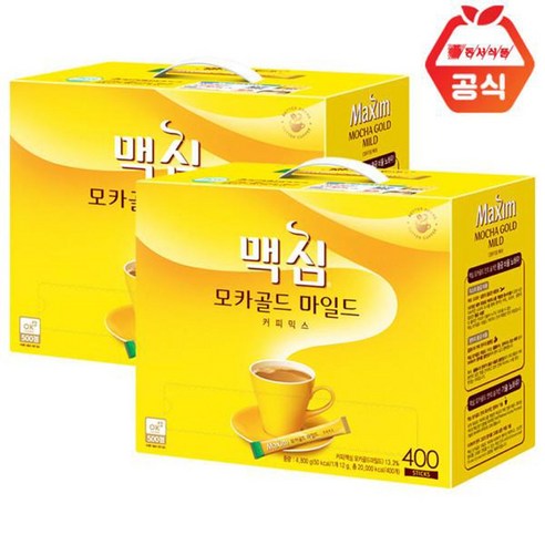 맥심 모카골드 커피믹스 400T 업소용 대용량, 맥심모카골드 400T Maxim 대용량커피믹스, 1개, 12g, 400개입