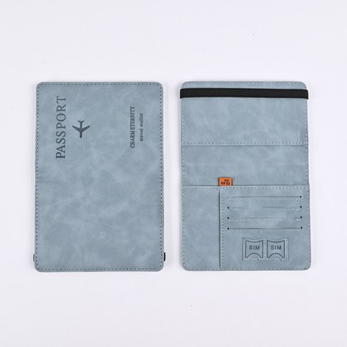 유어오브제 RFID 차단 여권 케이스 안티스키밍 해킹방지 가족 지갑 커버