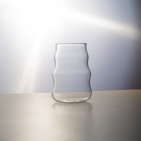 로우맨션 홈카페 내열 유리컵, 구름 유리컵 500ml, 6개