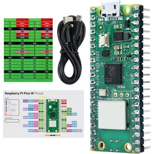 Freenove Raspberry Pi Pico 아두이노 IDE와 호환 가능 사전 솔더링된, Raspberry Pi Pico W