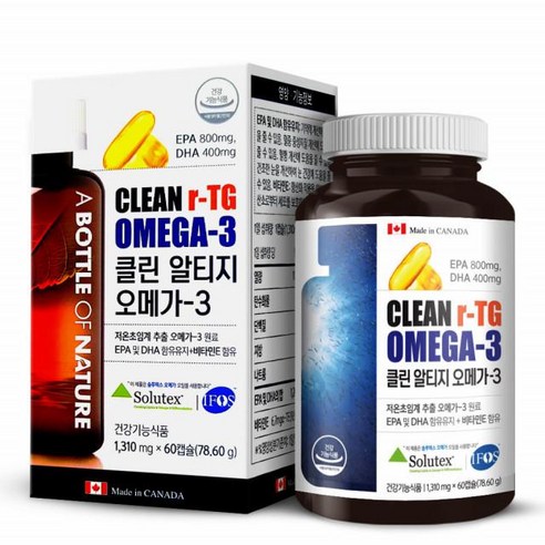 어바틀 클린 알티지 오메가3 1310mg x 60캡슐, 1개, 60정