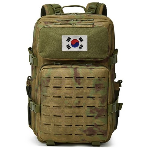 GP신형 전술가방 45L 대용량백팩 밀리터리 군인 군용 군대 전술 공군 로카가방 등산가방, 밀리터리 카키