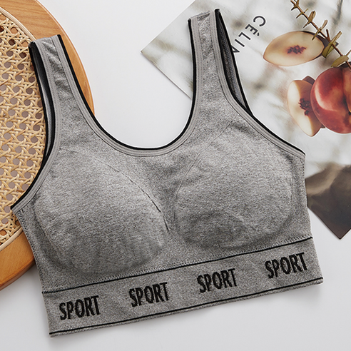 편안한 착용감과 탁월한 활동성을 제공하는 와이비비 스포츠 심리스 브라