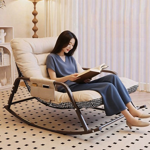 밤에도 꿀잠 보장! 나만의 안락한 휴식 공간, 흔들의자의 마법 1인용흔들의자