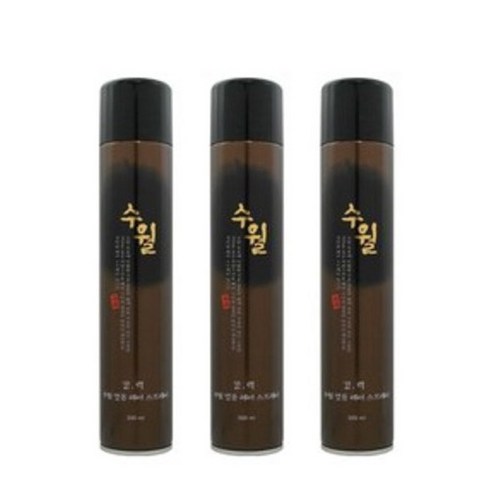 4개)수월 명품강력 헤어스프레이300ml, 4개, 300ml