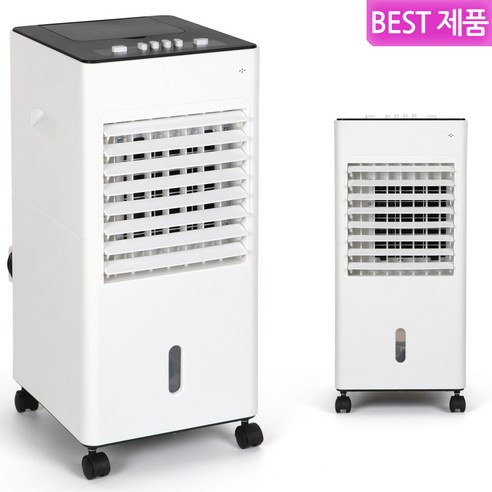 리빙업 에어쿨러 냉풍기 이동식 날개없는 얼음 선풍기 미니 휴대용 에어컨, 5L 기본형