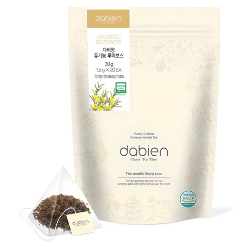 다비앙 유기농 루이보스 티백, 1.5g, 20개입, 1개