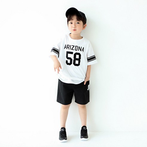 메르시보꾸 아동용 스포티데이셋 상하 바지세트 SS21S12
