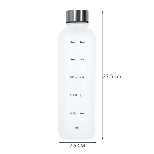 MEIISEO대용량 스포츠 물통 다기능 물병 휴대용 스포츠 물통 대용량 보온병, White