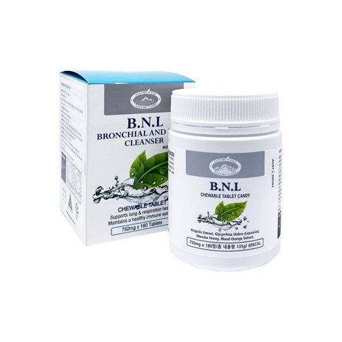 네이쳐스탑 BNL 츄어블캔디 750mg 180정