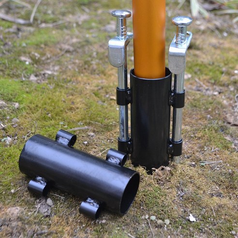 파라솔을 안정적으로 고정하고 다양한 표면에 설치할 수 있는 파인힐 파라솔 타프폴대 고정대 지지대 받침대