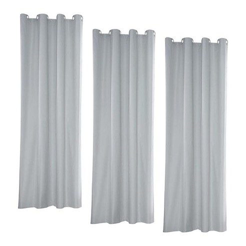 안뜰 파빌리온 방수 그로멧 태양 그늘 커튼에 대 한 2/3/4pcs 야외 커튼, 3pcs 54x108inch, 설명