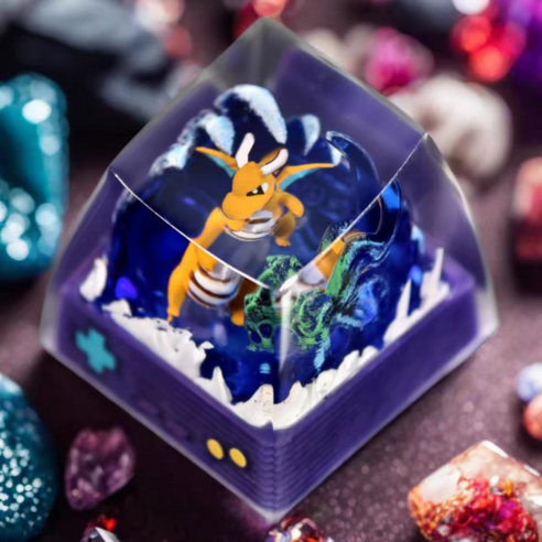 하늘을 나는 드래곤, 망나뇽 키캡 키보드 케이스로 PC에 특별한 감성을 더하다 포켓몬키캡