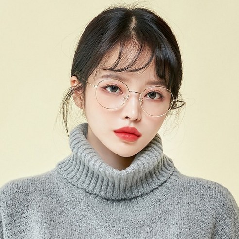 멜라크메 남자 여자 동글이 라운드 안경 올골드 안경테
