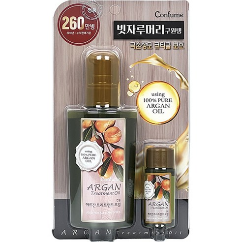 과일나라 컨퓸 아르간 트리트먼트 헤어 오일 120ml + 25ml, 1세트