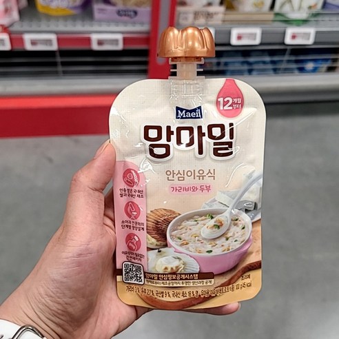 매일 맘마밀 가리비 두부 100g, 1개