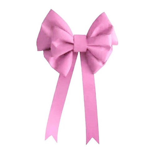야외 실내 크리스마스 웨딩 아치 축제 행사를위한 Bowknot 장식 축제 Gaint 활, 라이트 핑크, 옥스포드 원단