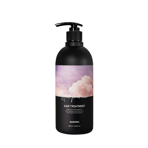 바나날 퍼퓸드 헤어 트리트먼트 화이트 플로랄 머스크, 500ml, 1개