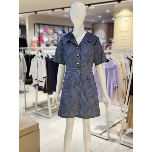 [백화점매장 정품출고] 올리브데올리브 세라카라 양포켓 A라인원피스(OW3MCO433-DG-EL)