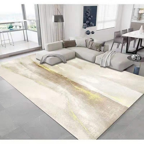 [RichMagic] 거실 카펫 비-슬립 대형 영역 깔개 북유럽 추상 카펫 러그 침실 홈 장식 침실 베드 사이드 러그 도어 매트, {"크기":"50x80cm"}, E