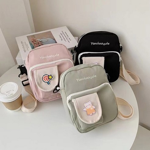 귀엽고 실용적인 곰돌이 미니 크로스백