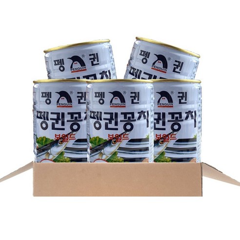 펭귄 꽁치통조림, 400g, 5개