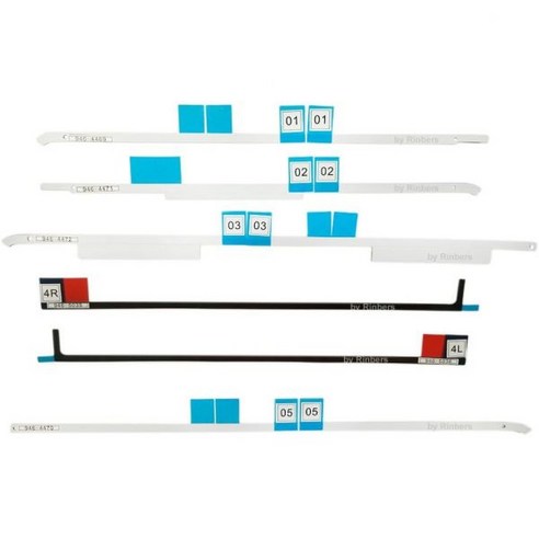 Apple iMac용 Rinbers LCD 접착 테이프 수리 키트 21.5 A1418 2012년 후반에서 2015년 후반 시리즈 450773