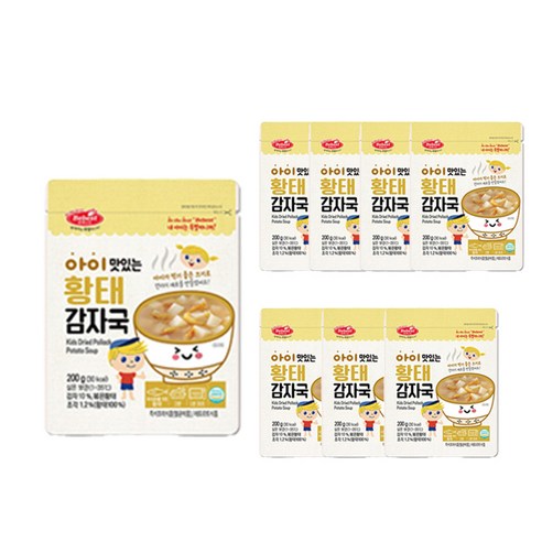 베베스트 아이 맛있는 아이국, 200g, 8개, 황태감자국