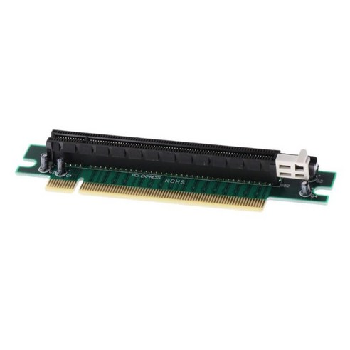 연결하기 쉬운 PCI-E X16 주소 카드 슬롯 액세서리, 117x24x12mm, 검은, PCB 보드