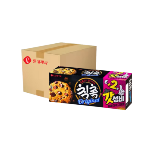 롯데제과 칙촉 오리지널 120g x 10개 초코칩쿠키 Best Top5