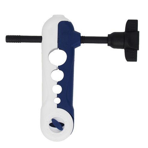 Portable Fishing Line Spooler Smooth Performance Line Winder Adjustable for Spool Width Up to 68mm/2, 하나, Blue White