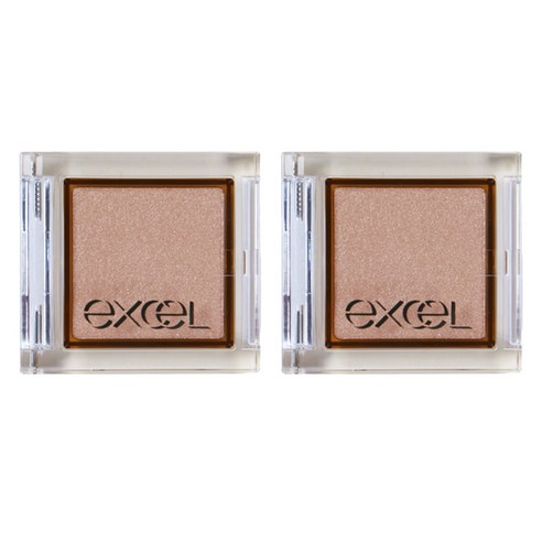 엑셀 excel 아이플래너 아이섀도 1.3g, R08 쇼트 휩, 2개