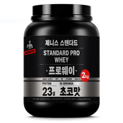 제니스 스탠다드 프로 웨이 초코맛, 1개, 2kg