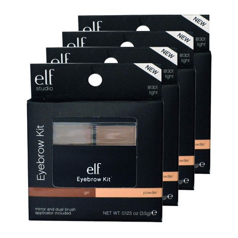 elf 아이브로우 키트, Light, 4개