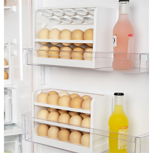 [사랑부엌] 스탠드형 냉장고 계란트레이 에그트레이 30구+ 사은품, 에그트레이 30구 +머리끈 미니약과