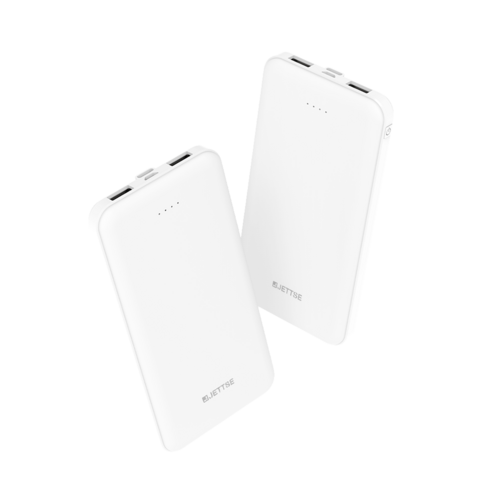 JETTSE 슬림 듀얼 휴대용 파워뱅크: 다양한 기기에 사용 가능한 10000mAh 보조배터리