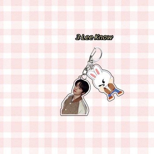 포카에라 Straykids 스트레이키즈 필릭스 현진 키링 키홀더 굿즈, 리노