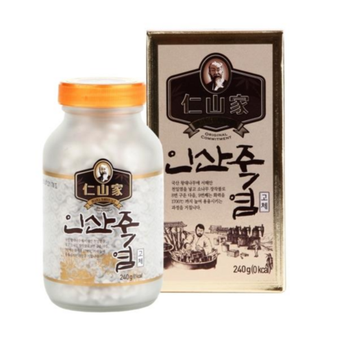[정품] 인산가 인산죽염 9회죽염 고체(흰색알갱이) 240g [당일배송], 1개
