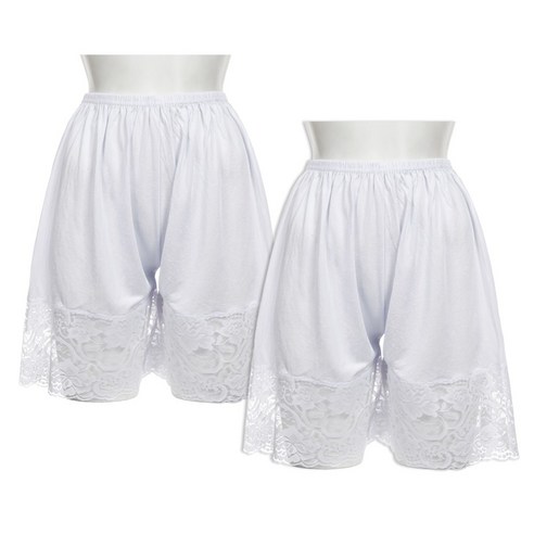 엘라운지 국산 인견 5부레이스속바지 2종 M-2XL