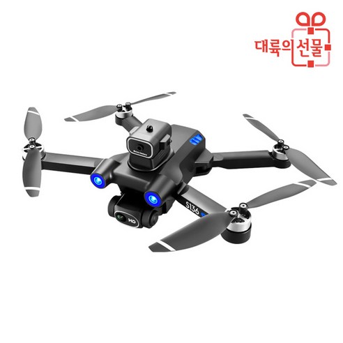 S136 4K HD 듀얼 카메라 드론 GPS 5G 항공 사진 장애물 회피 브러시리스 모터 접이식 쿼드콥터, S136 드론 (적외선모델)