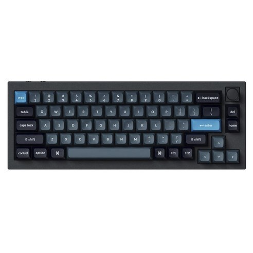 키크론 Q2 프로 KSA 핫스왑 RGB 기계식 키보드, 블랙, M3(갈축), 텐키리스