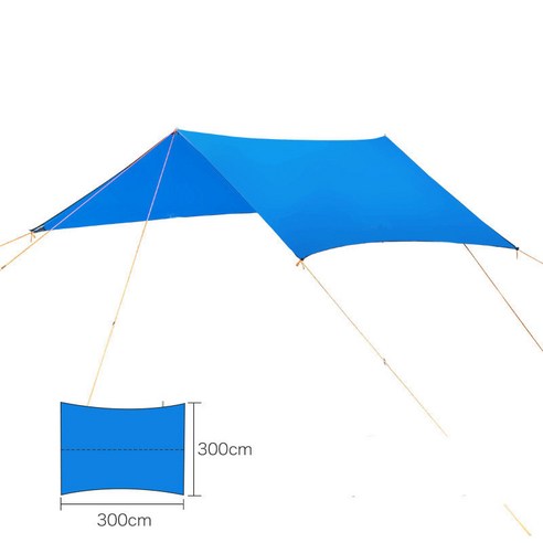 [SW] 조정 가능한 스트랩과 carabiners와 휴대용 모기장 해먹 텐트 큰 스타킹 21 색상 재고 있음, 하나, bluecanopyonly