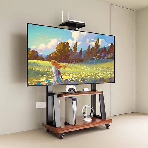 KORELAN 이동식 TV 스탠드: 좁은 공간을 넓게, TV 시청을 편안하게!