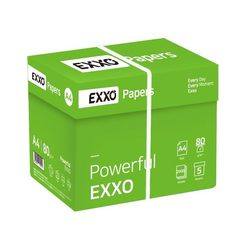 [엑소] (EXXO) A4 복사용지(A4용지) 80g 2500매 4BOX, 10000개