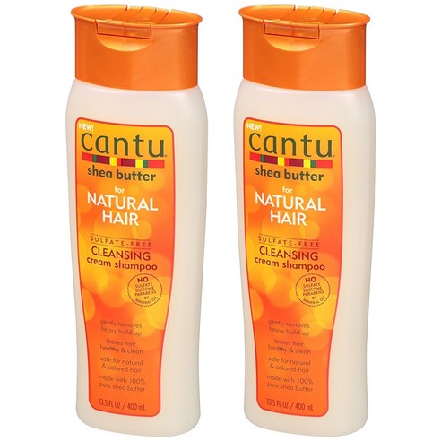 칸투 시어 버터 클렌징 크림 샴푸, 2개, 400ml