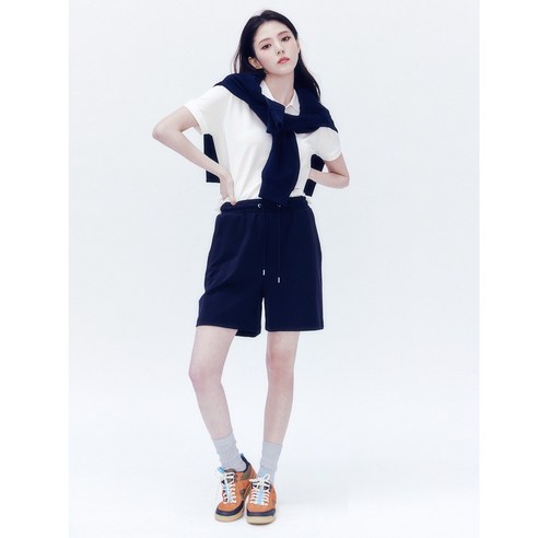 [지오다노]2024한소희 테리반바지 404520 5칼라