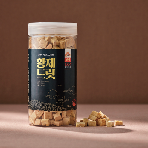 황제트릿 반려동물 동결건조 간식, 1개, 90g, 유산균 연어